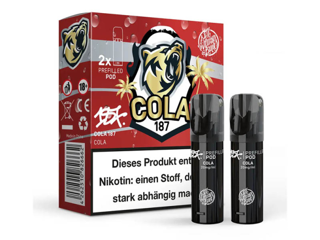 187 Strassenbande - Pod (2er Set) - Cola 187 (Cola) - 20mg - ca. 600 Züge