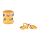 Grinder "Super Heroes", helles Holz , 4-tlg.;...