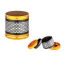 Grinder goldfarben/schwarz , 3-tlg.; Ø 6cm. H...