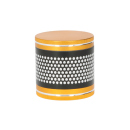 Grinder goldfarben/schwarz , 3-tlg.; Ø 6cm. H 6,3cm, einzeln