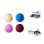 Taschenascher "Rainbow", Metall, Ø 4,5cm, 12er Display