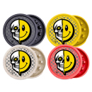 Hemp Grinder "Smiley"; 4-fach sortiert; 2-tlg.;...