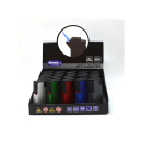 Sturmfeuerzeug "WINGMAN" Unifarben, Jetflamme, 5-fach sortiert, 25er Display