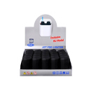 Sturmfeuerzeug "POD" schwarz, Jetflamme, 25er Display