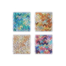 Zigarettenetuis "Colored" für 20 Zig., mit Gummiband, 6er Display