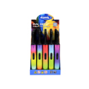 Stabfeuerzeug "OVAL LUXURY" Turboflamme, 5-fach sortiert; 25er Display