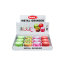 Grinder "3D Fruits" 4-tlg., Ø 50 mm, 4-fach sortiert, einzeln