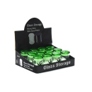 Glas Aufbewahrungsbehälter "Leaf Design" 30Z, 12er Display