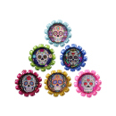 Aschenbecher "Flower Shape mit Skullt" ø...