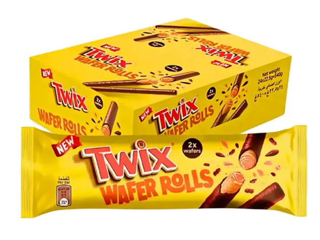 Twix - Wafer Rolls á 2,5g; 12er Pack