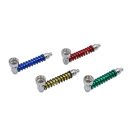 Handpfeifen-Set "Feder", mit Pfeife und Siebe, 4-fach sortiert, einzeln