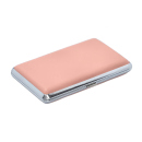 Zigarettenetuis "Slim" pfirsichfarb., für 20 Zig., mit Gummiband