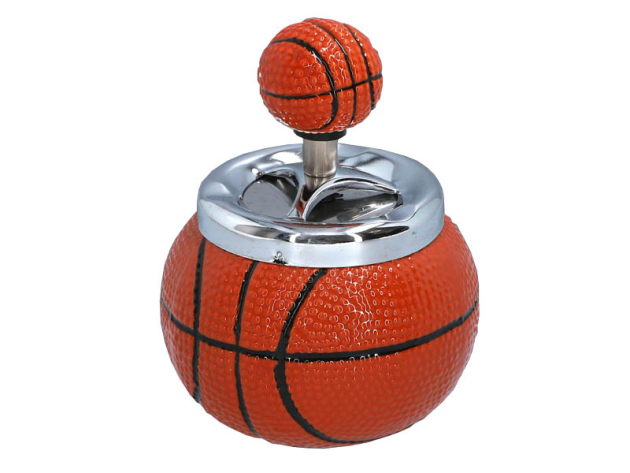 Aschenbecher "Basketball" 9,5x14 cm