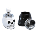 Aschenbecher "Totenkopf" 8x16 cm, 2-fach sortiert, einzeln