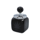 Aschenbecher "Rasta" 8,5x15 cm, 3-fach sortiert, einzeln