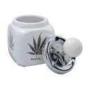 Aschenbecher "Rasta" 8,5x15 cm, 3-fach sortiert, einzeln