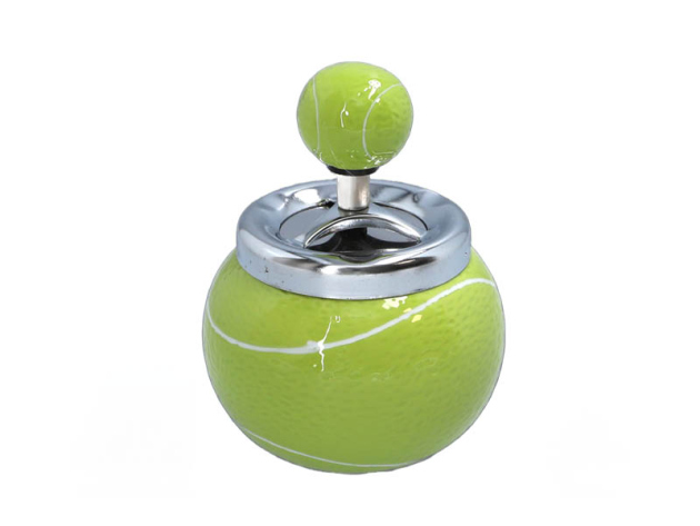 Aschenbecher "Tennisball" 9,5x14 cm