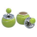 Aschenbecher "Tennisball" 9,5x14 cm