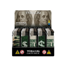 Elektrofeuerzeuge "Money Talk"; 5-fach sortiert; 50er Display