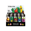 Elektrofeuerzeuge "Fruit Fight"; 5-fach sortiert; 50er Display