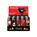 Elektrofeuerzeuge "Coffee Ghost"; 5-fach sortiert; 50er Display