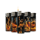 Elektrofeuerzeuge "Gold Glass"; 5-fach...