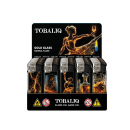 Elektrofeuerzeuge "Gold Glass"; 5-fach sortiert; 50er Display