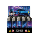 Elektrofeuerzeuge "Drive Glow"; 5-fach sortiert; 50er Display