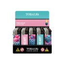 Elektrofeuerzeuge "Pink & Blue"; 5-fach sortiert; 50er Display