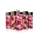 Elektrofeuerzeuge "Strawberry Heart"; 5-fach...