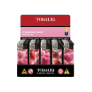 Elektrofeuerzeuge "Strawberry Heart"; 5-fach sortiert; 50er Display