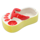 Aschenbecher "Beach Flip" 13,5x8x5,5 cm, 4-fach sortiert, einzeln