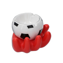 Aschenbecher "Hand mit Ball" 8x7 cm, 5-fach sortiert, einzeln