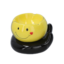 Aschenbecher "Lächeln auf der Hand" 6,5x7 cm, 5-fach sortiert, einzeln