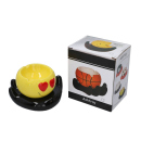 Aschenbecher "Lächeln auf der Hand" 6,5x7 cm, 5-fach sortiert, einzeln