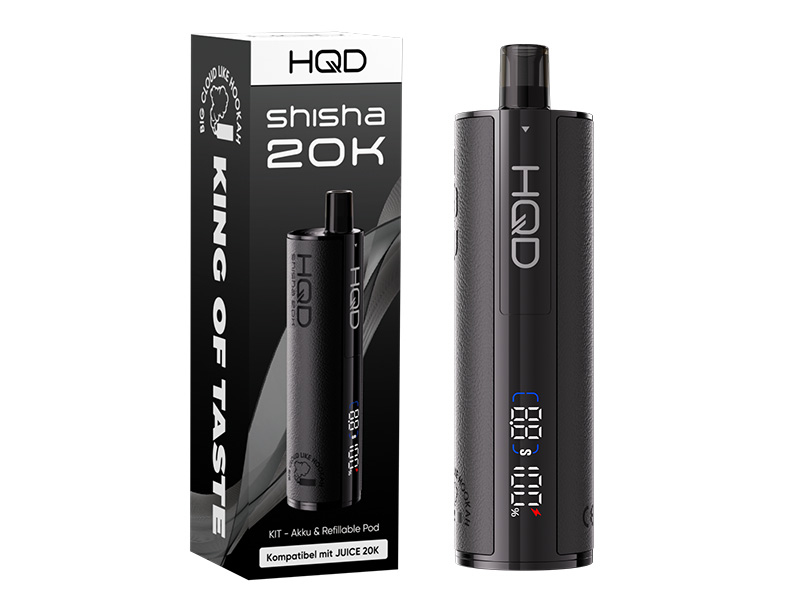 HQD 20K - KIT (Basisgert & Leerpod) - black (schwarz)