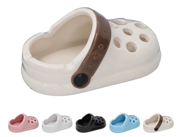 Aschenbecher "Clogs" 15,5x9x6 cm, 5-fach sortiert