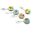 Taschenaschenbecher "Raster" 5x1,5 cm, 5-fach sortiert, 12er Display