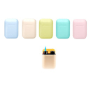 Sturmfeuerzeug "PASTELL" glänzend, Jetflamme, 5-fach sortiert, 25er Display