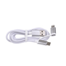 Tekmee Schnelllade-Set (Reiseset), 2in1 USB auf Type-C & Lightning,  weiß