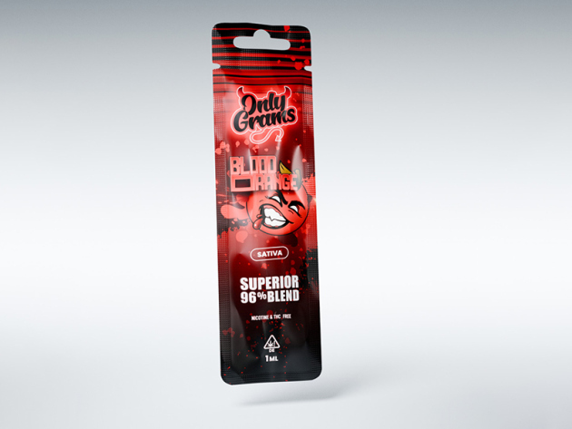 Only Grams - Blood Orange (Blutorange) - H2 Superior Vape 96% - 1ml - Limited Edition Halloween