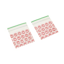 Polybeutel mit Smiley, 40 x 40 mm, 10 x 100er Packung