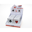 Aschenbecher Casino" ca.8 x 11 cm, 2-fach sortiert,...