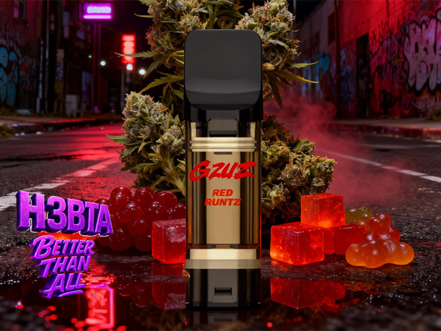 GZUZ - H3 POD - "Red Runtz"  - 1ml   CRD