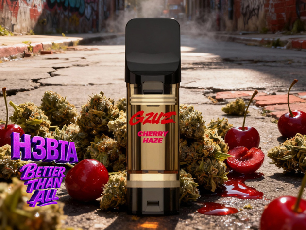 GZUZ - H3 POD - "Cherry Haze"  - 1ml   CRD