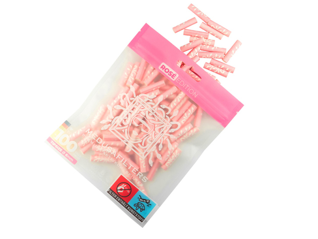 Medusafilters "Rosé Edition", Ø 60 mm, Aktivkohlefilter ; 100er Pack