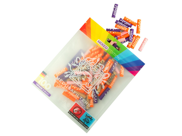 Medusafilters "Mixed Edition", Ø 60 mm, Aktivkohlefilter ; 100er Pack