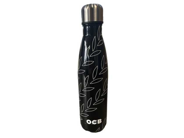 Trinkflasche OCB "Schwarz" Metall; 500 ml: