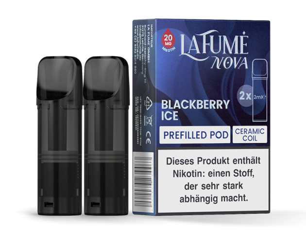 Lafumé NOVA POD - Blackberry Ice (Brombeere, Eis) 2er-Set