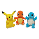 Pl&uuml;sch Pokemon Rucksack, 34 cm, 3-fach sortiert,...